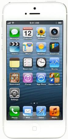 Смартфон Apple iPhone 5 32Gb White & Silver - Пушкин