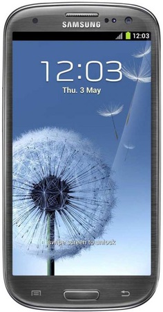 Смартфон Samsung Galaxy S3 GT-I9300 16Gb Titanium grey - Пушкин